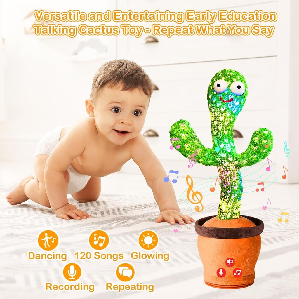 🎵 Talking & Dancing Cactus Toy – Interactive Fun for Kids🤷